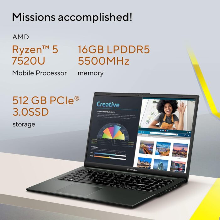 ASUS Laptop E1504FA-NJ132WS + FREE Bag - Image 4